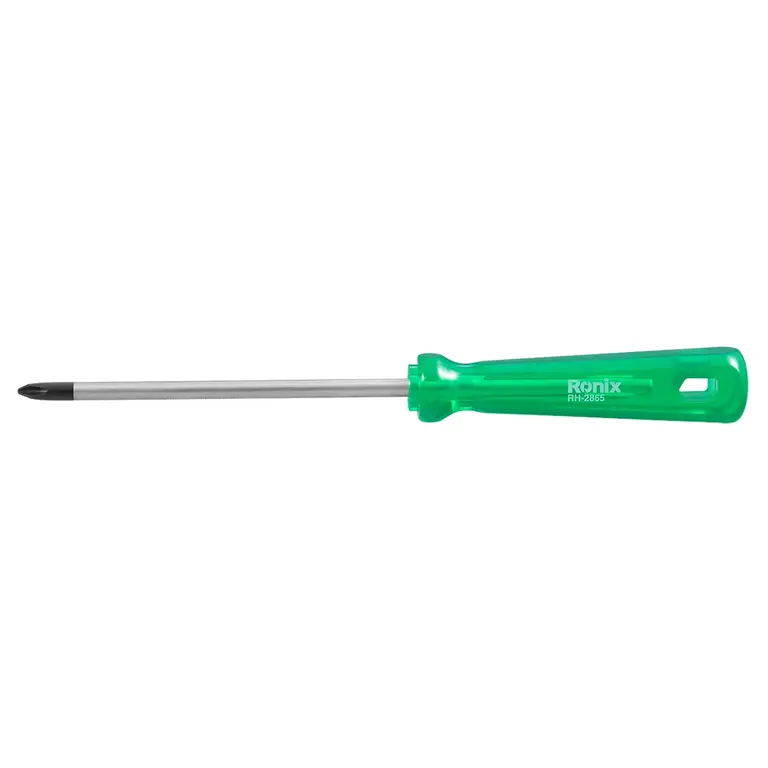 پیچ گوشتی تکی ساده 125*6 چهارسو کریستالی رونیکس مدل ۲۸۶۵